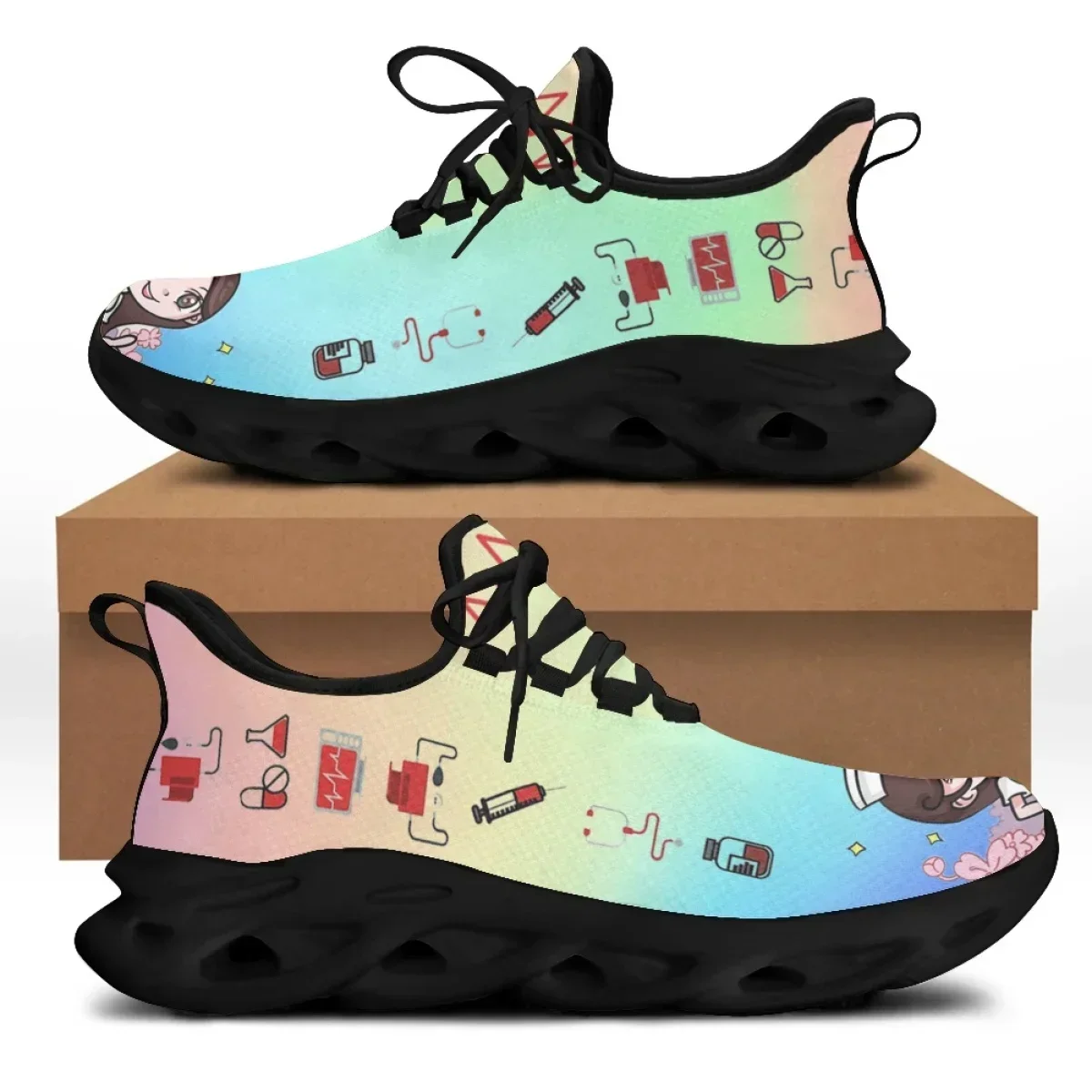 Outdoor Sport Brand - Brand Design Women Medical Print Nursing