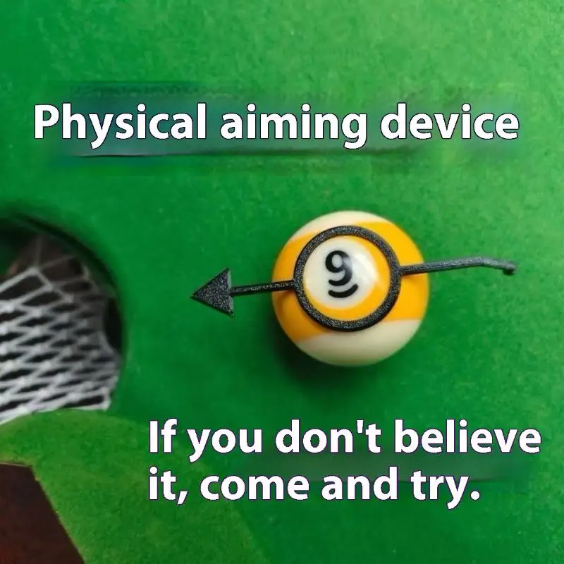 Outdoor Sport For Kids - Pool Billiards Aid Practice Aiming Guide