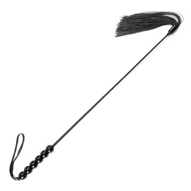 48.5cm Six Beads Handle Silico - Riding Crop Dressage ulasan dan harga