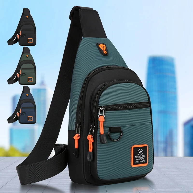 NEW Men's Chest Bag Men's Leis - Outdoor Sport Backpack ulasan dan harga