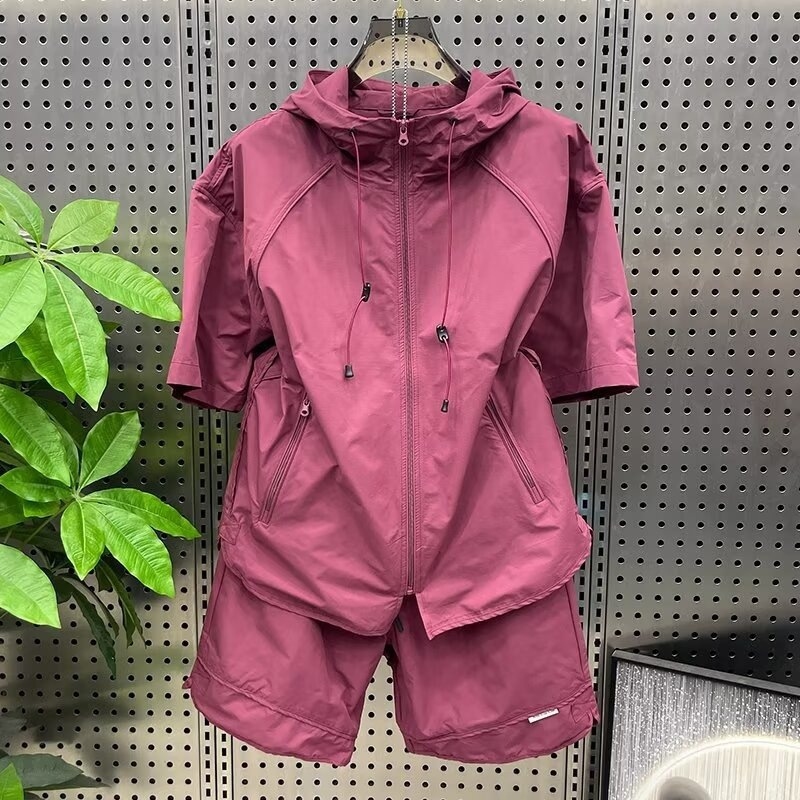 Men Summer Thin Outdoor Hooded - Outdoor Sports Outfit ulasan dan harga