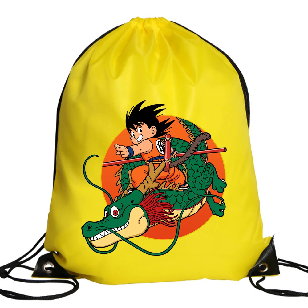 Dragons Ball Polyester Drawstr - Outdoor Sport Backpack ulasan dan harga