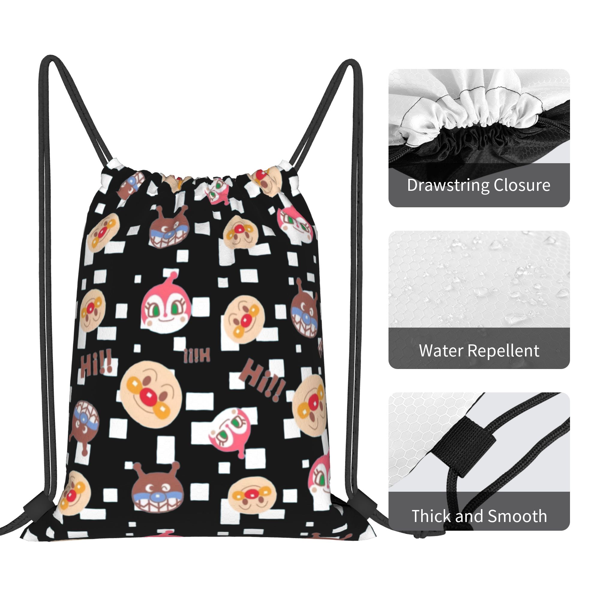 Custom Anpanmans Drawstring Ba - Outdoor Sport Backpack ulasan dan harga