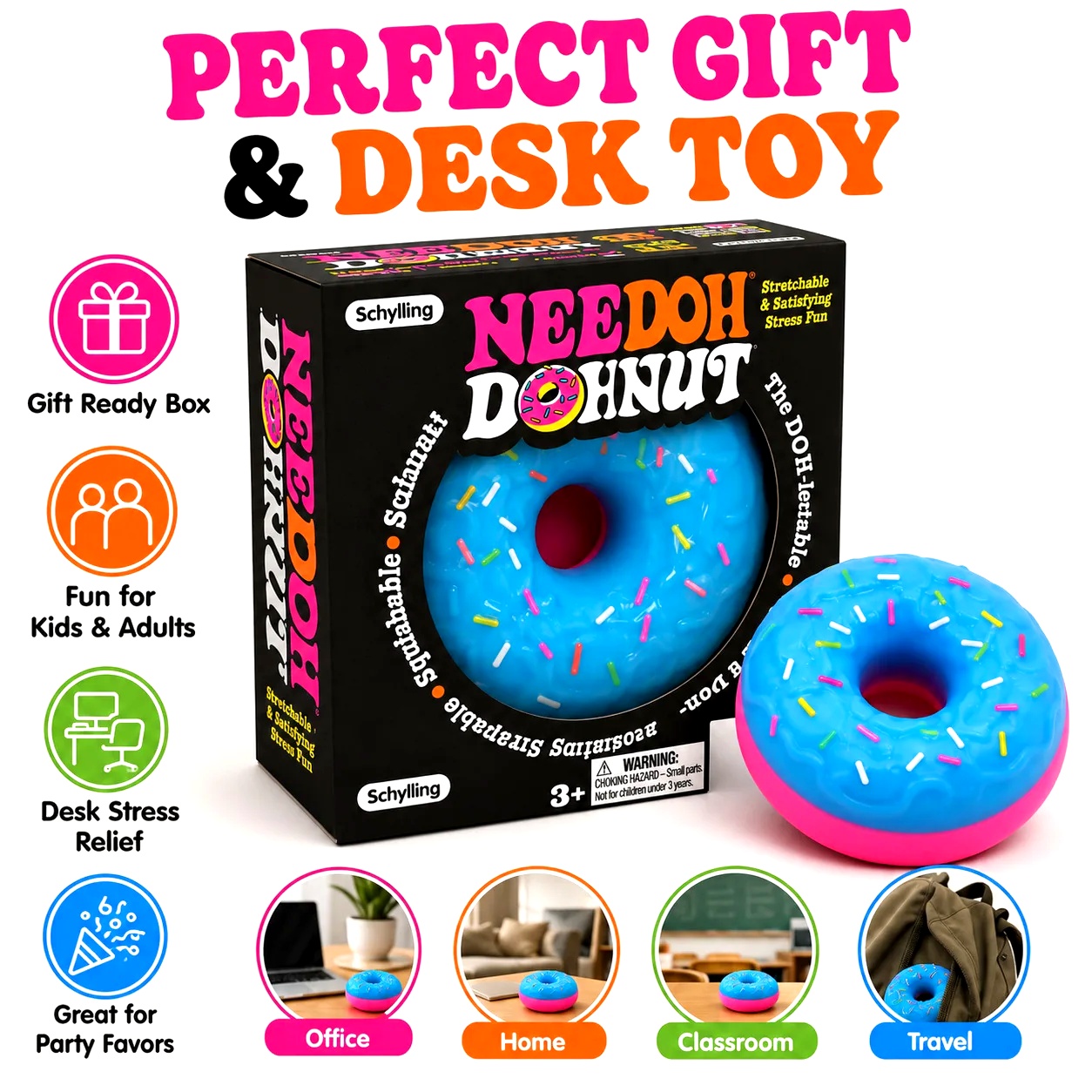 NEW NeeDoh Donut Pinch Music M - Outdoor Sports Accessories ulasan dan harga