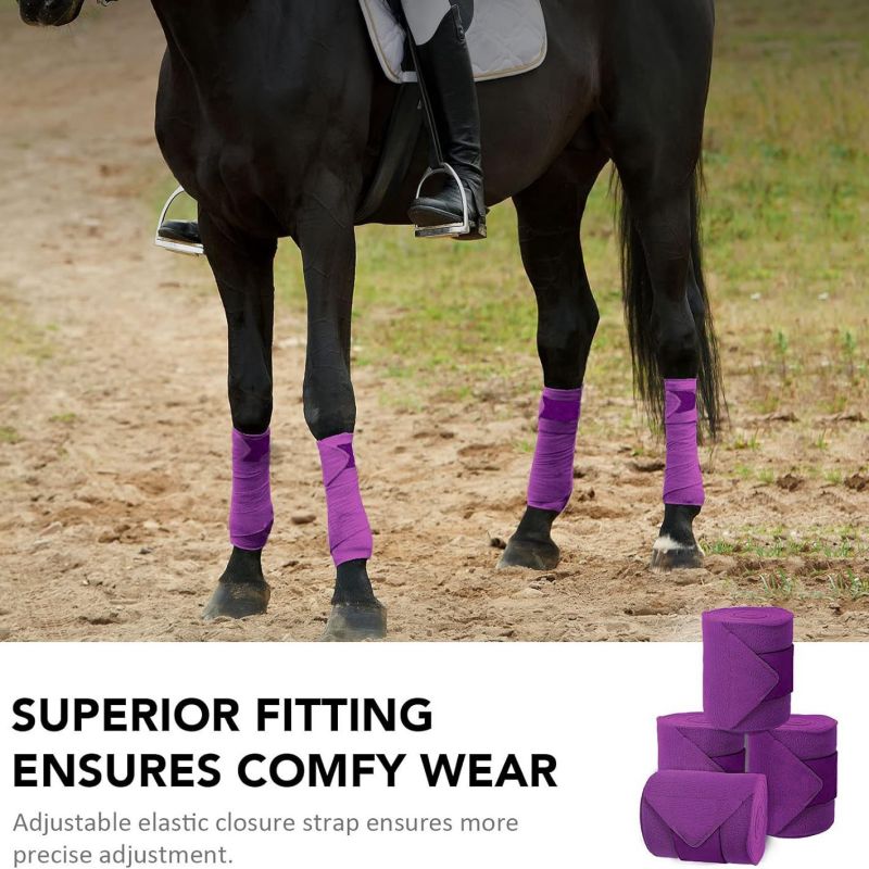 Horse Polo Leg Wraps Soft Flee - Polo Wraps Fleece ulasan dan harga
