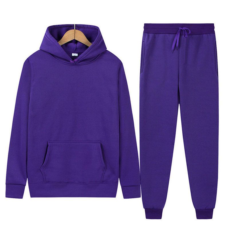 Unisex Casual Tracksuit Hoodie - Outdoor Sports Outfit ulasan dan harga