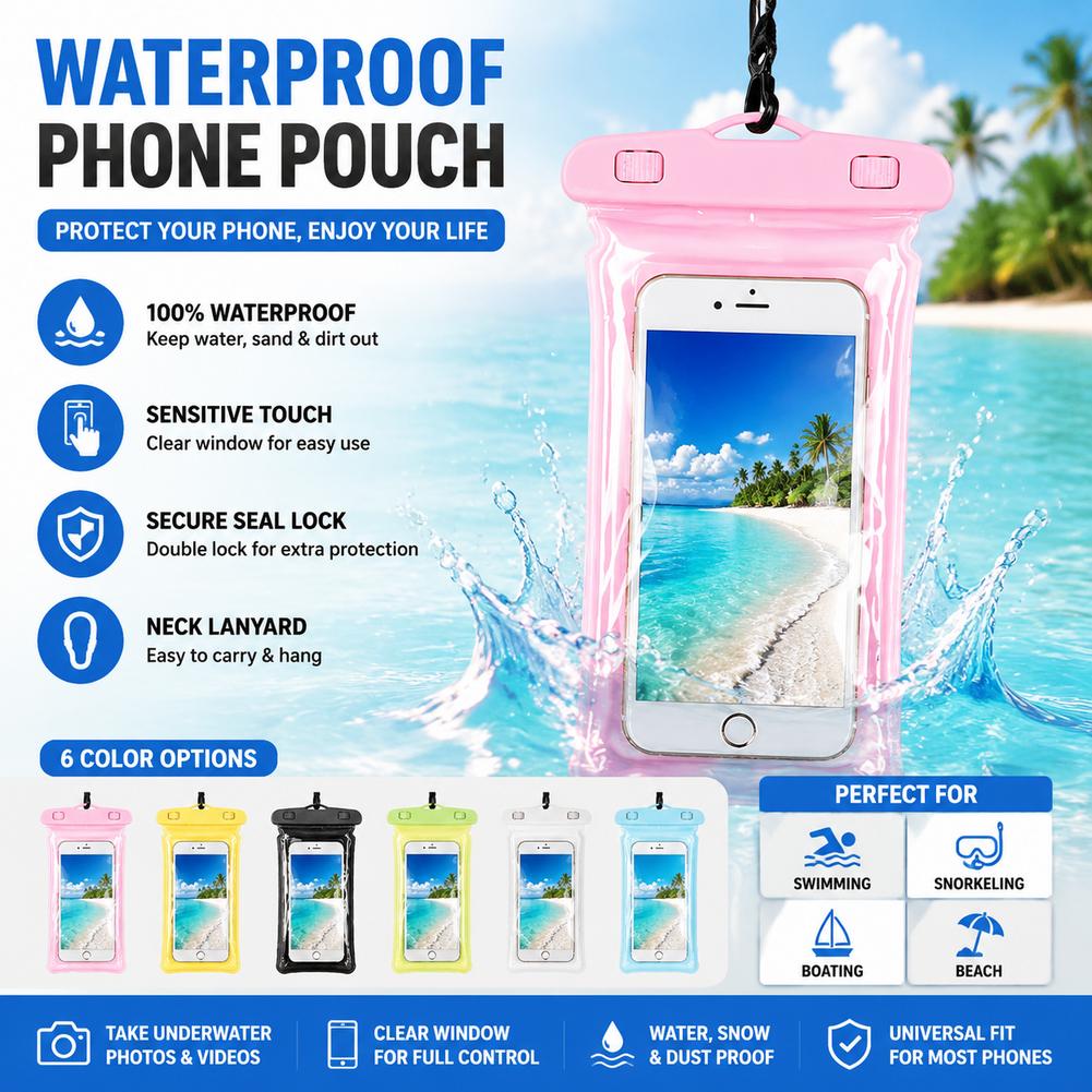 Clear Waterproof Phone Case Dr - Outdoor Sports Accessories ulasan dan harga