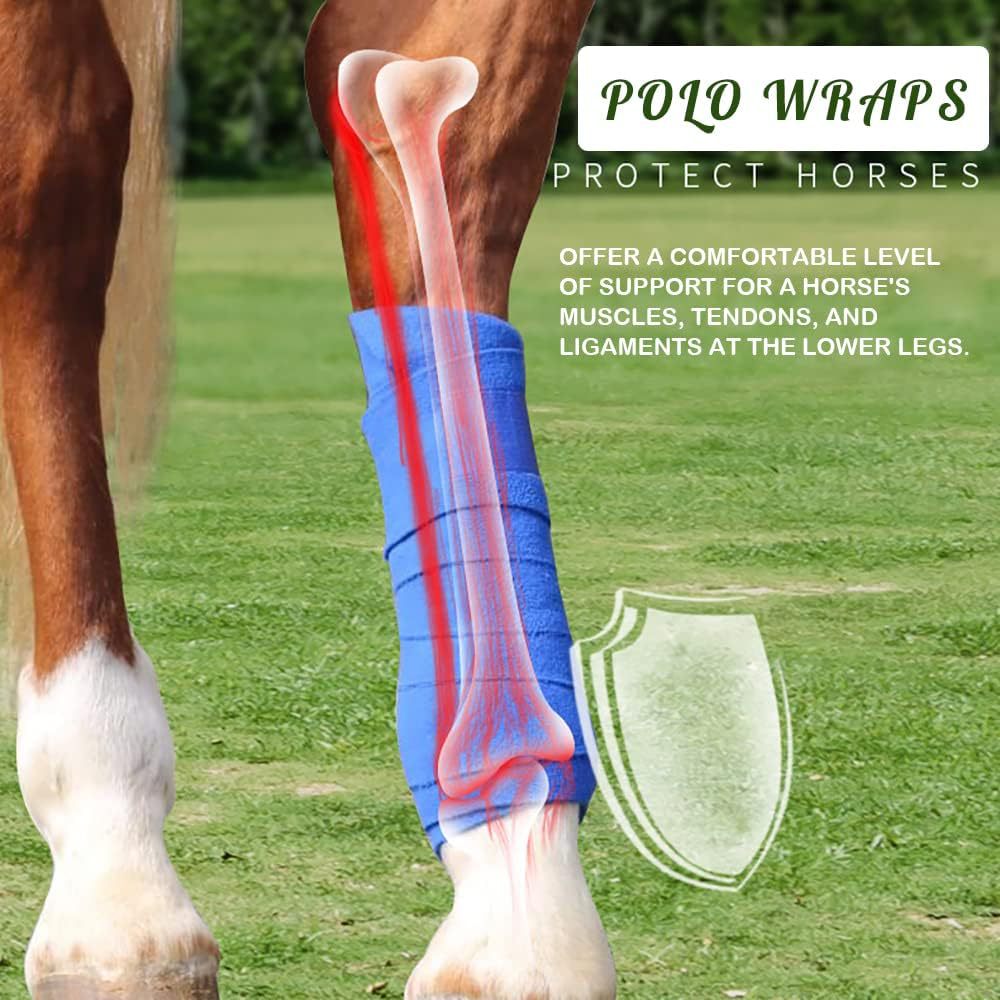 4 Pack Horse Polo Wraps Upgrad - Polo Wraps Fleece ulasan dan harga
