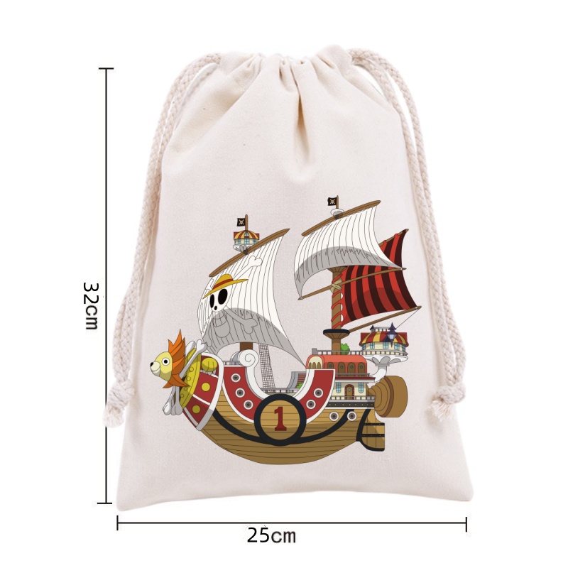 Anime One Piece Drawstring Bac - Outdoor Sport Backpack ulasan dan harga