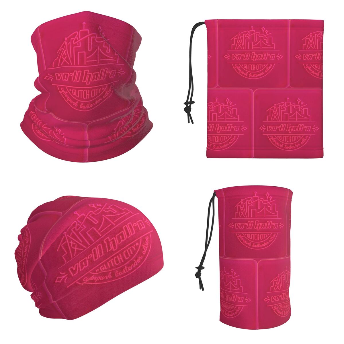 VA-11 Hall-A Logo Bandana Neck - Outdoor Sports Hall ulasan dan harga