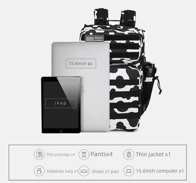 45L/35L/25L Tactical Backpack  - Outdoor Sport Backpack ulasan dan harga